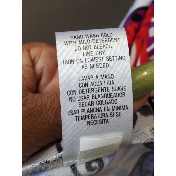 Studio One Women's Multicolor Polyester V-Neck Sleeveless Knee Length Dress PS - Picture 9 of 10